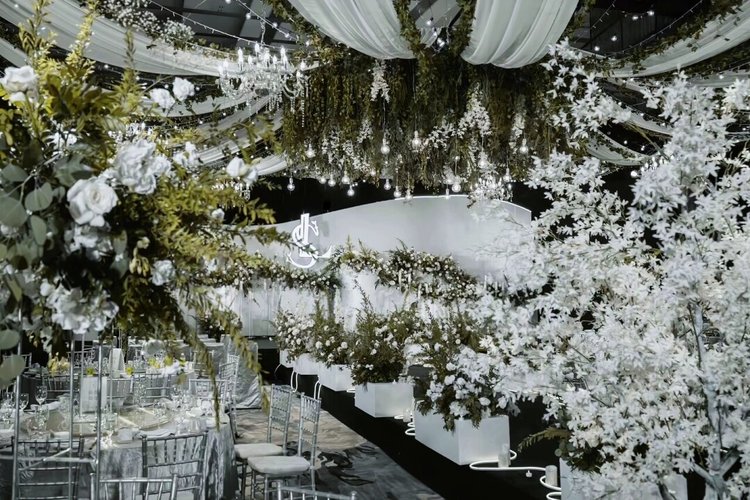 西安韩式婚礼 白绿优雅婚礼