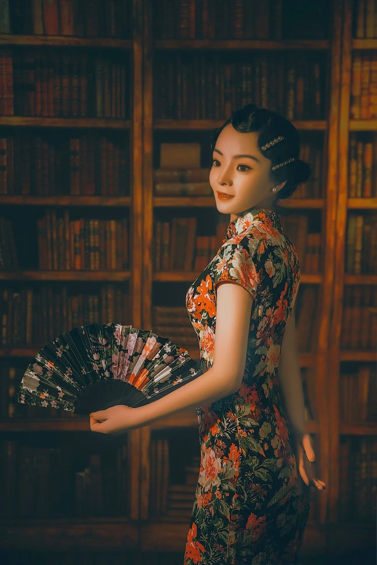 复古旗袍婚纱照/写真·玉树格桑花婚纱摄影组