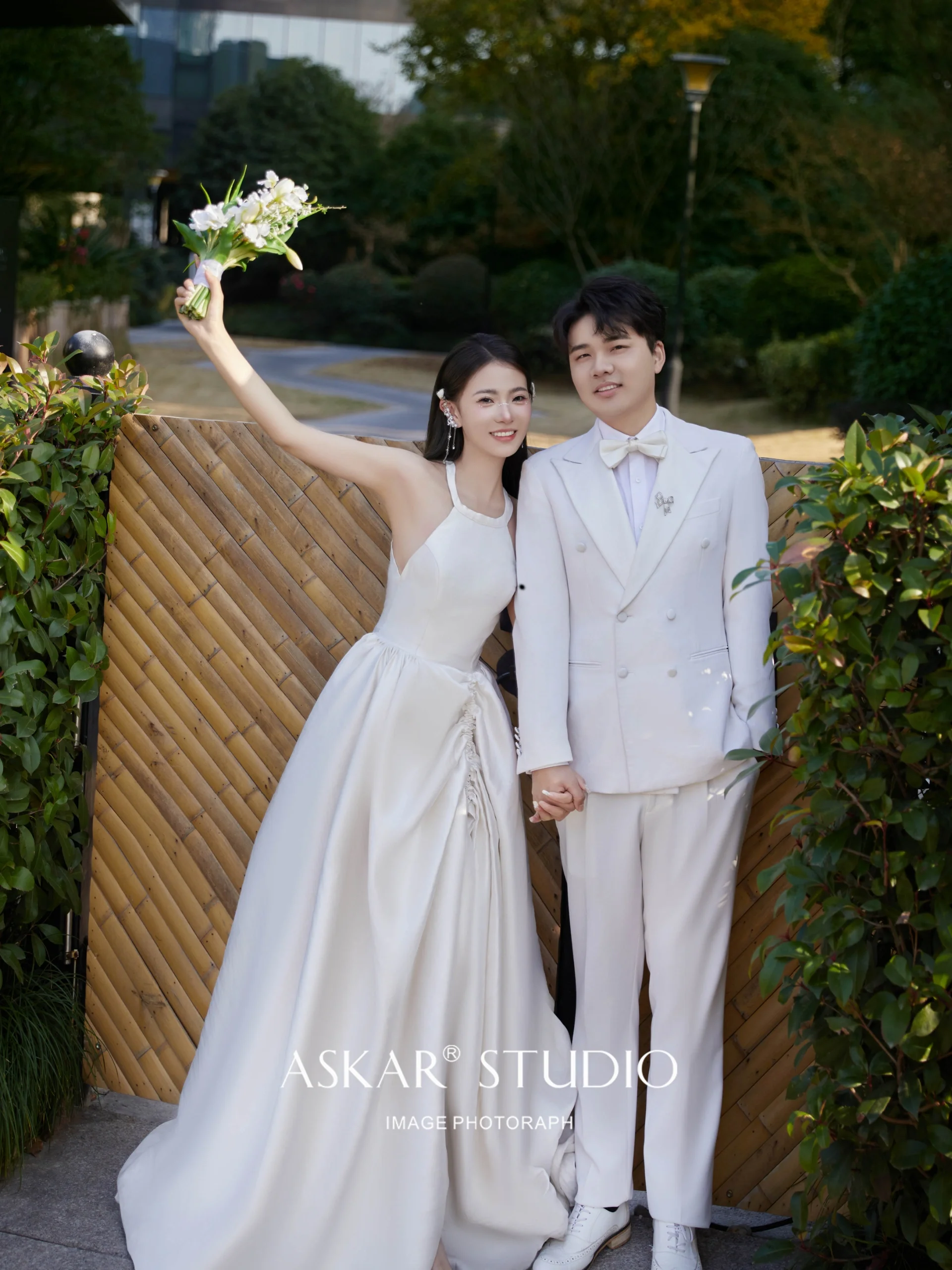 美到犯规的韩剧女主 简约韩式森系婚纱照