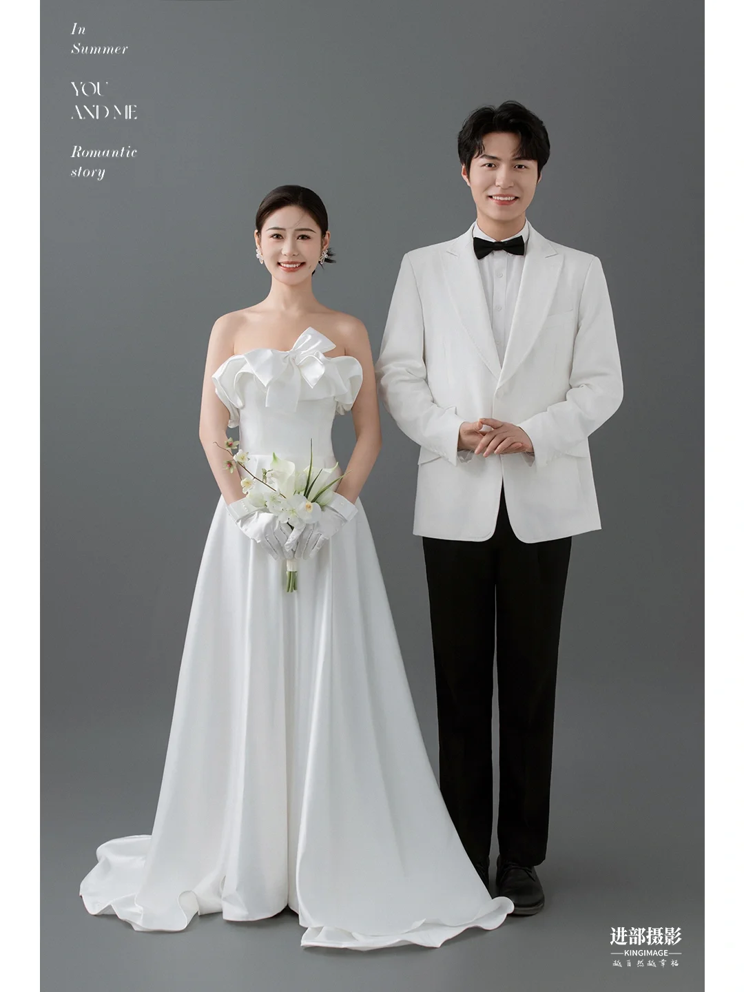 韩式极简婚纱照的魅力不止由镜头展现