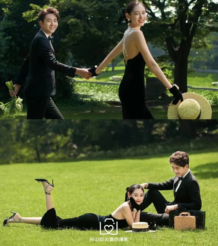 没失望 超适合春天拍的森系赫本风婚纱照