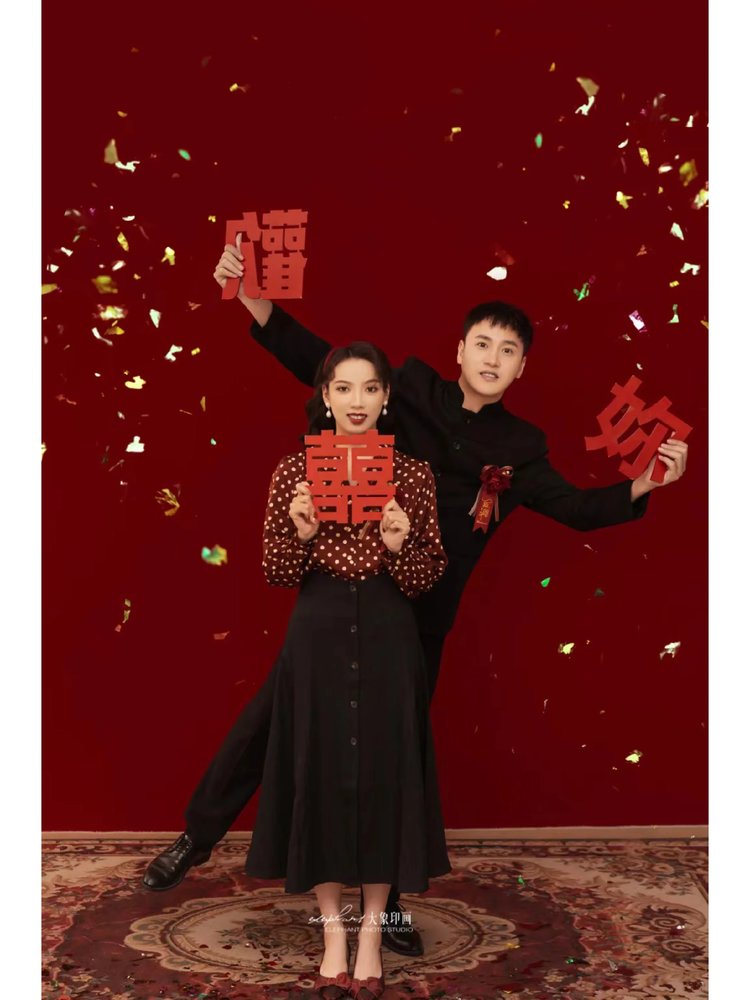 港式喜嫁风婚纱照,一场复古的婚礼盛宴