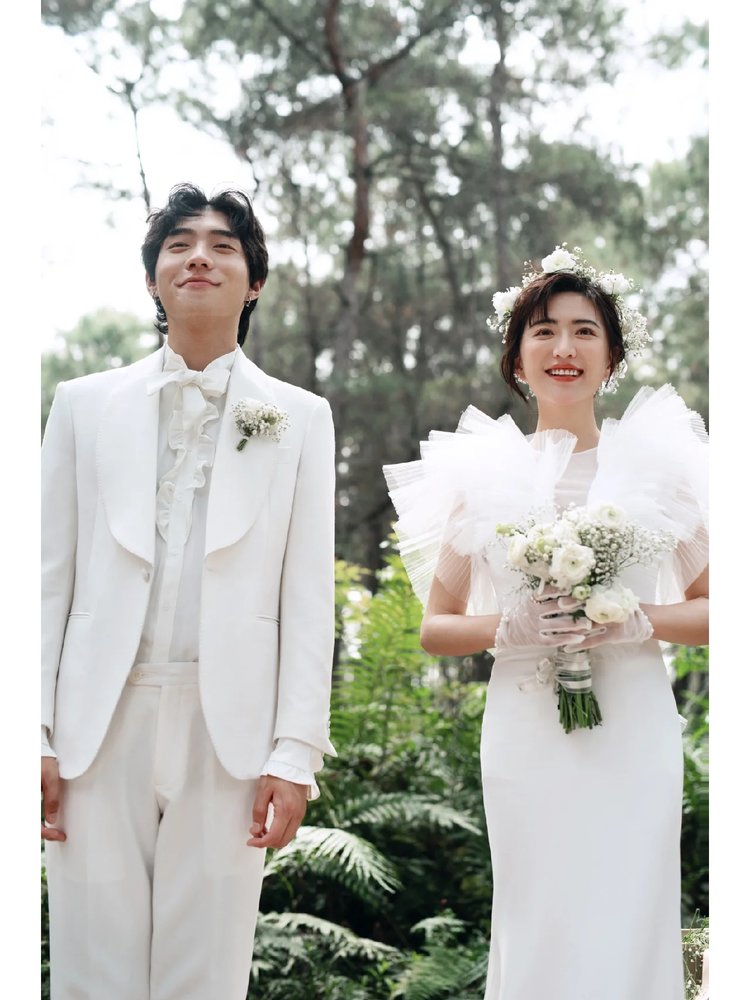 让你心动的森系婚纱照 大自然就是最美丽的背景布