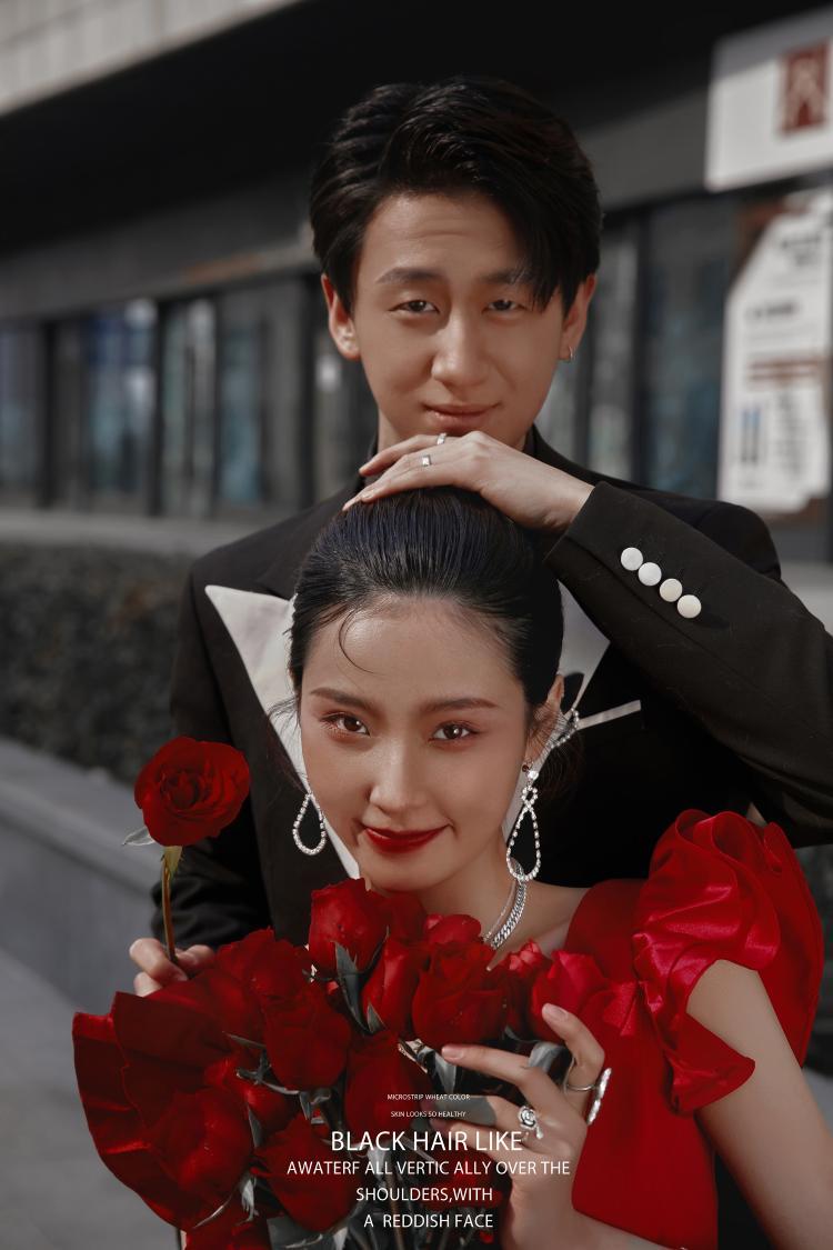 简约婚纱照-临汾自由人摄影