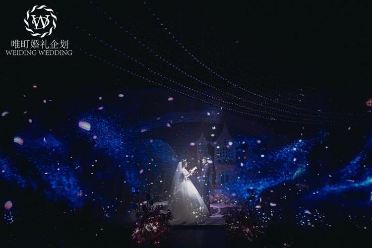 唯町婚礼企划 【水晶吊顶 | 唯美梦幻 | 3D全息效果】
