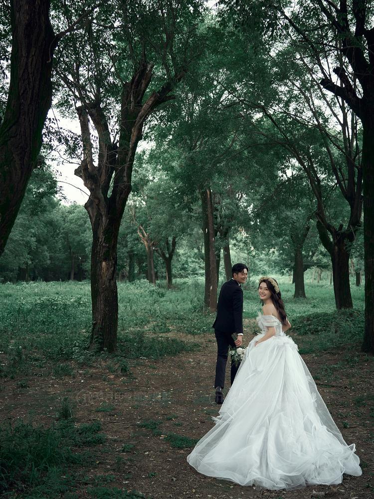 秘境森林婚纱照 充满浪漫奇幻色彩