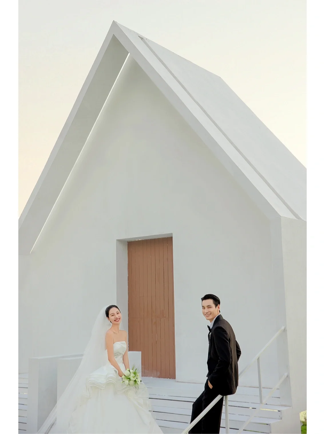 外景简约婚纱照，温州婚纱摄影推荐