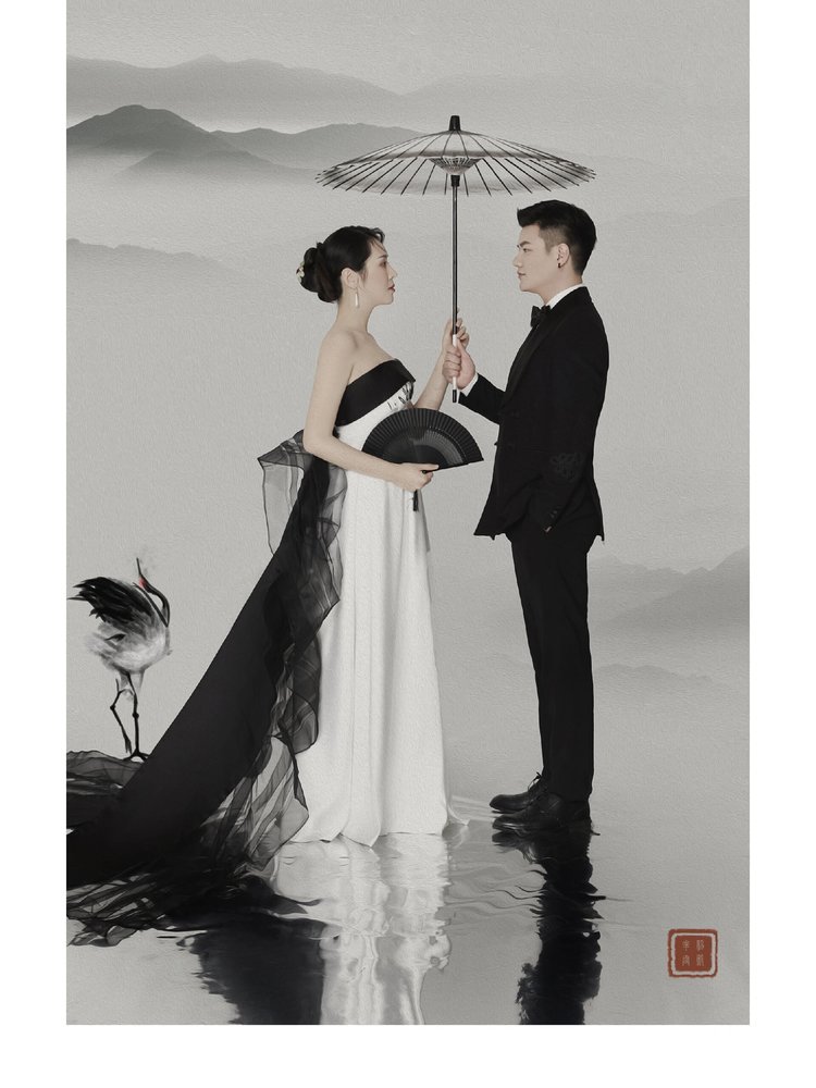 传承意味与传统仪式感 新中式婚纱照
