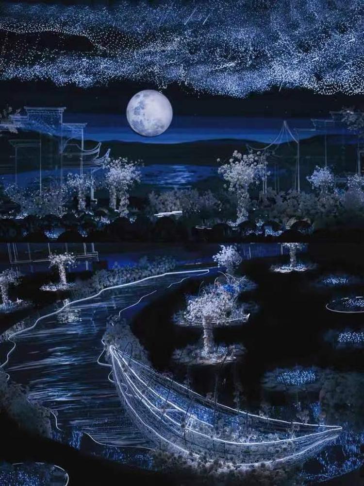 蜜糖婚礼【创意国潮银河蓝色星空中式婚礼】