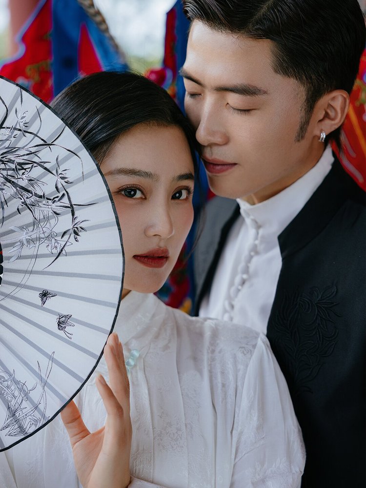新中式马面裙婚纱照 传统与现代的完美融合