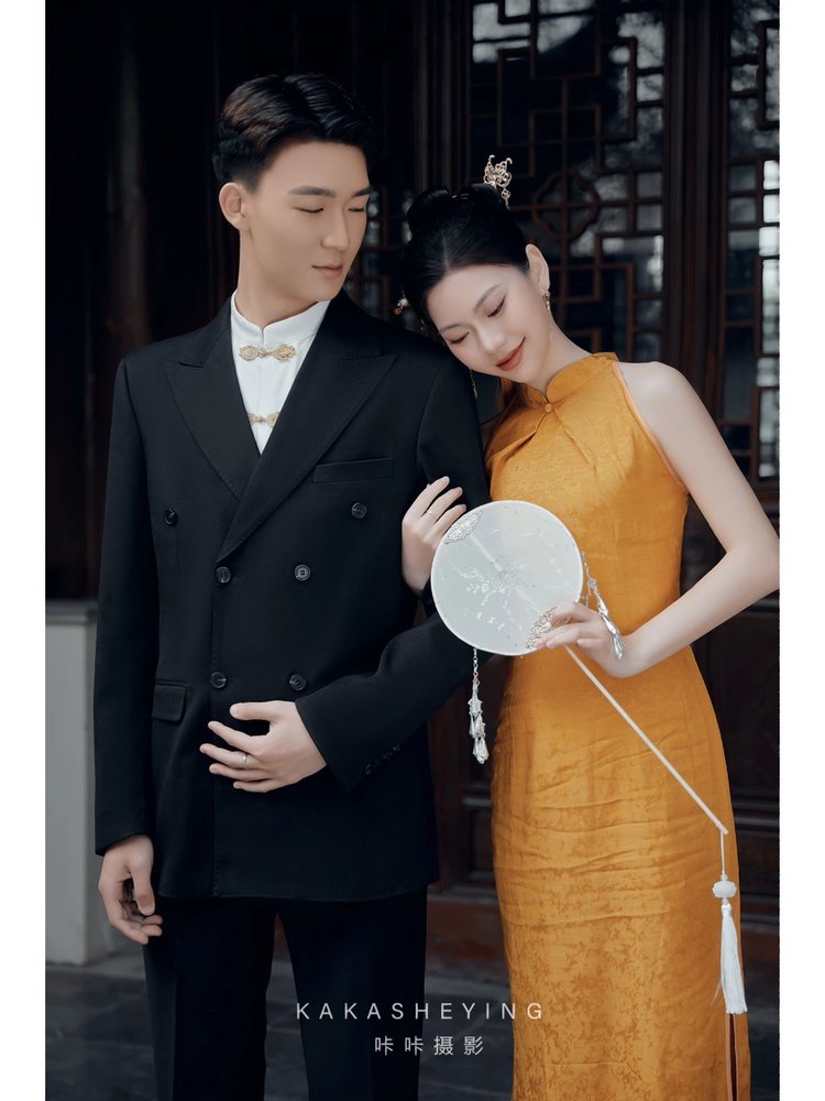 新中式旗袍婚纱照