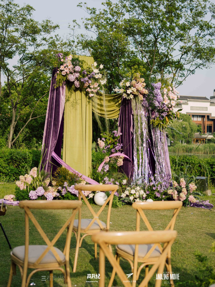 氛围感的户外草坪婚礼 合肥婚礼