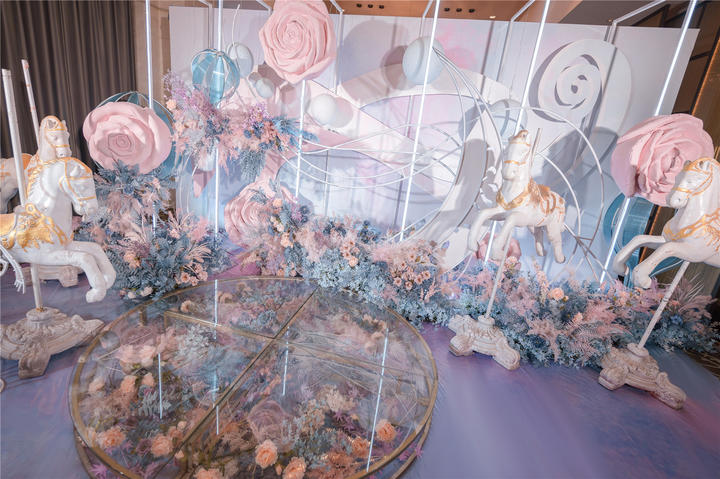 粉蓝梦幻公主风婚礼·花都婚礼