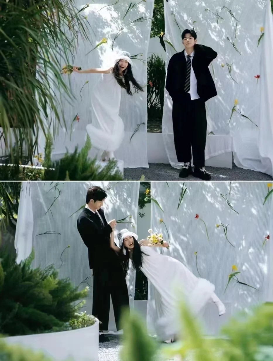 画面质感与高级感并存 小清新婚纱照