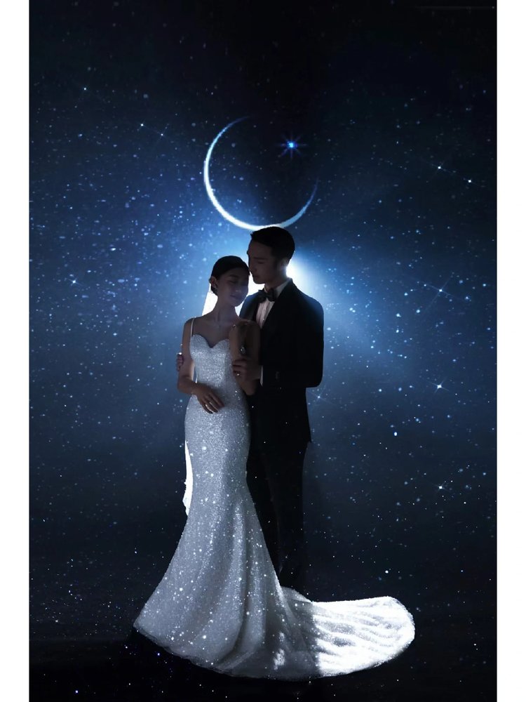 浪漫光影婚纱照 寄托了美好爱情的婚纱照