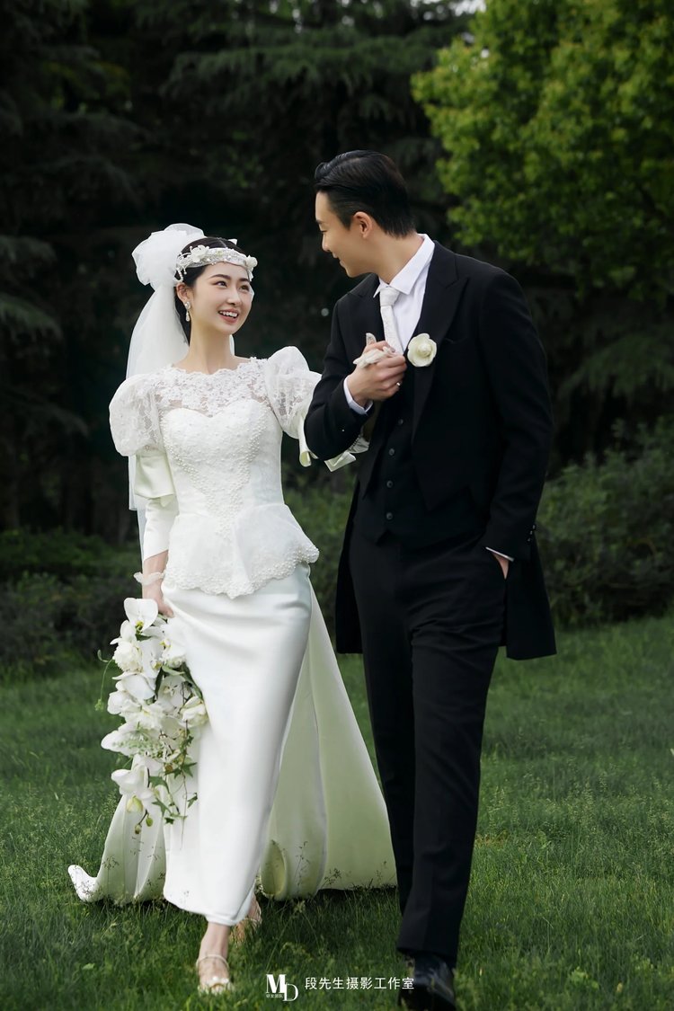 传言不虚 森系婚纱照真的自带滤镜