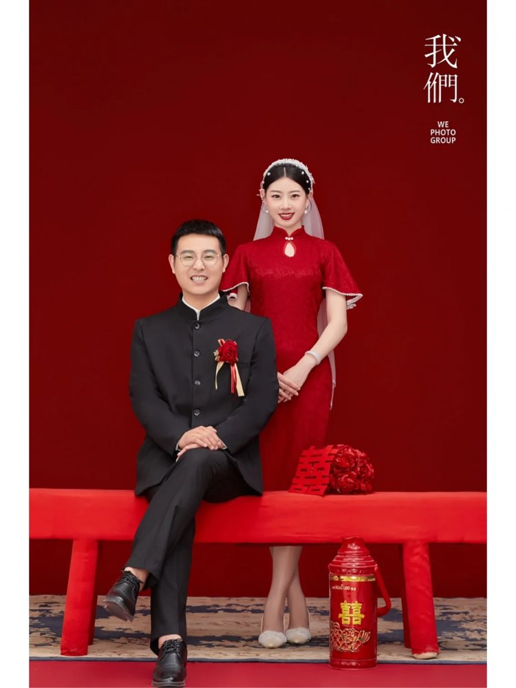 把握一生中最美好的瞬间 喜嫁旗袍婚纱照