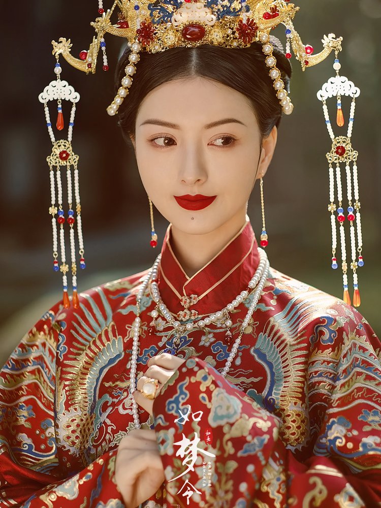 潍坊婚纱照,汉服园林婚纱照