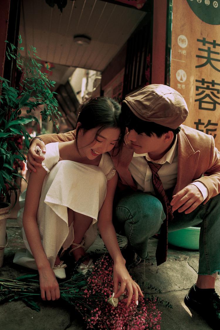 < 不愿错过你 > 主题婚纱摄影 机车复古街拍婚纱照