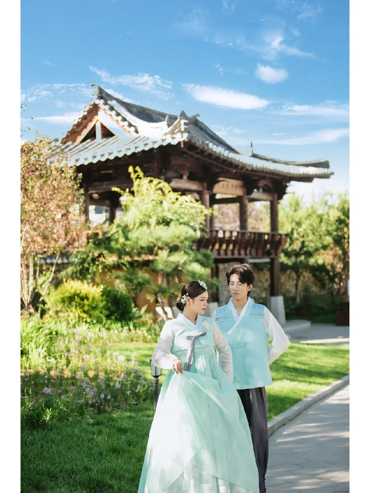 民族服饰婚纱照 给足女生想要的仪式感