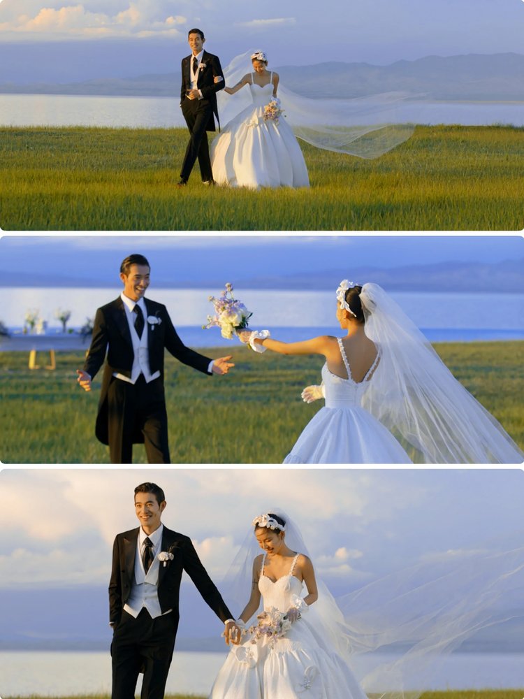 夏日必拍草坪婚纱照,为爱奔赴