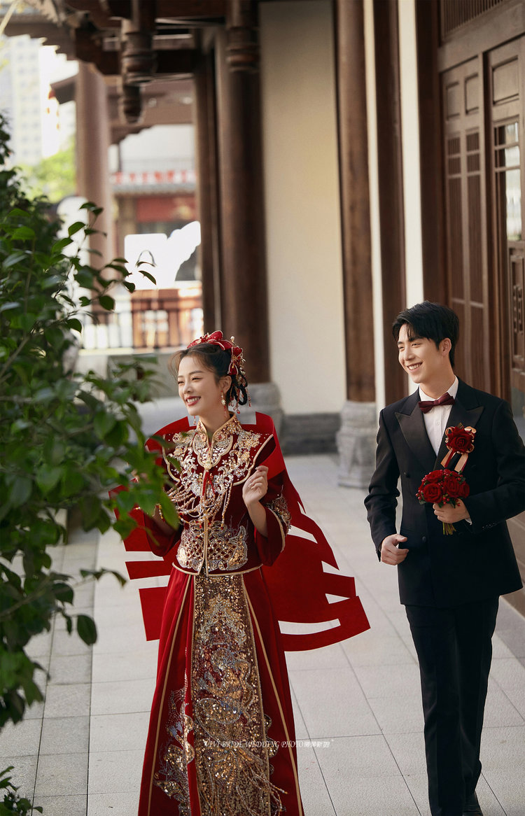 新中式秀禾婚纱照 每一帧画面都无比浪漫
