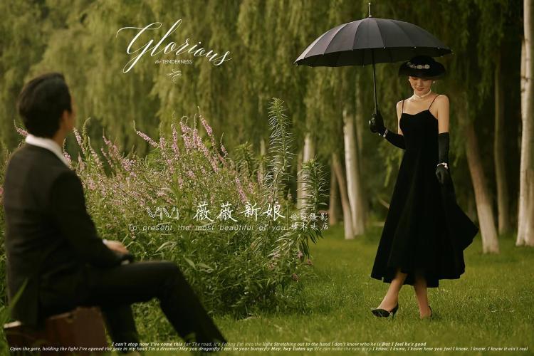 东莞薇薇新娘婚纱摄影--赫本风