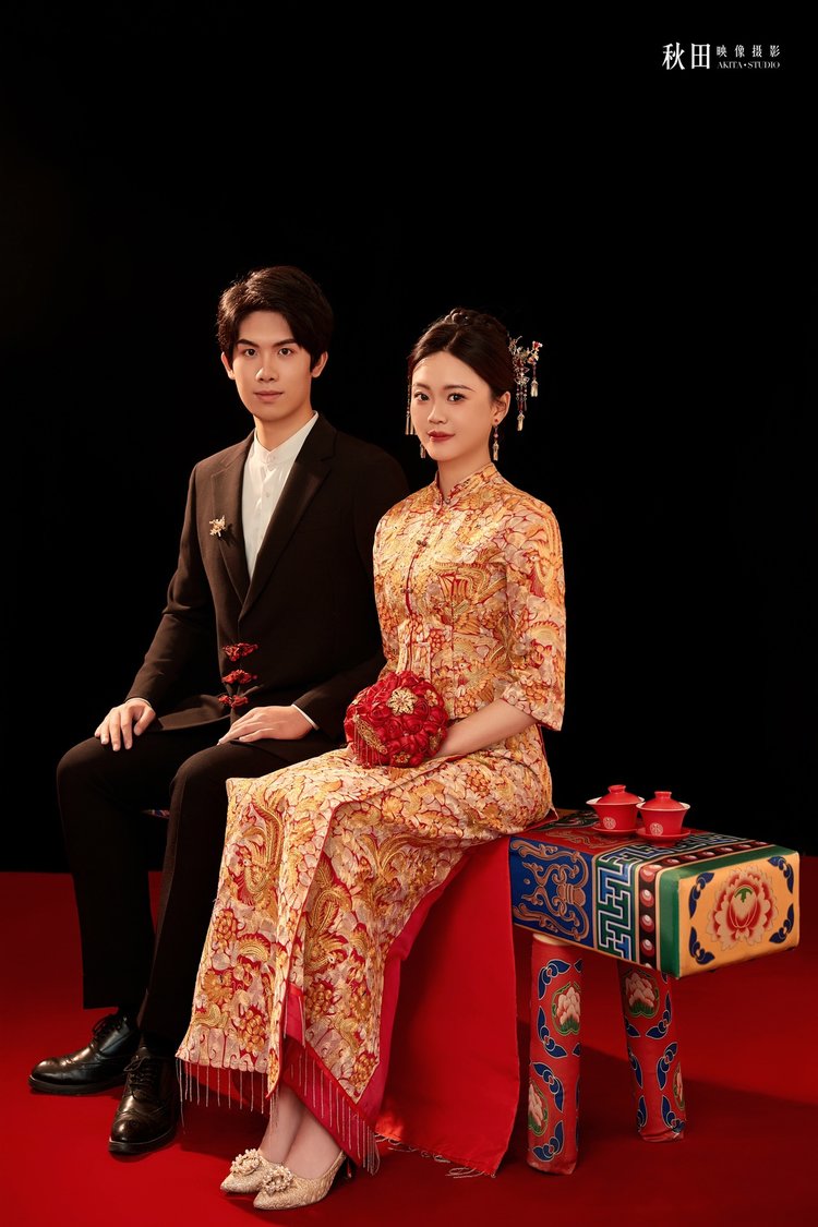 中式秀禾婚纱照,不一样的婚礼体验