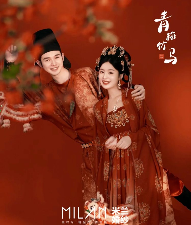 新中式汉服婚纱照 彰显东方美学