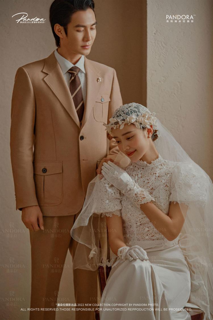 PANDORA|馥芮时光主题婚纱照 内景民国复古婚纱照