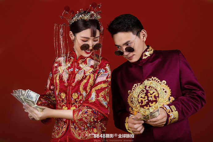 传统中式婚纱照·8848摄影