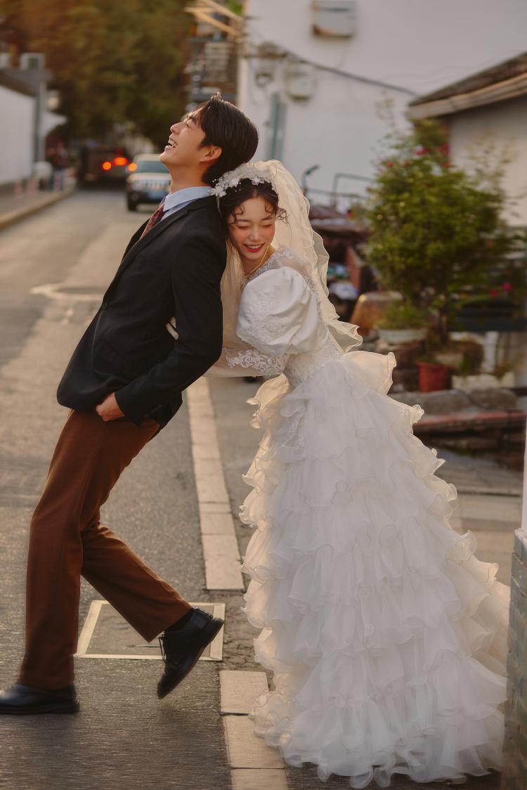【首尔雨丝】80年代韩式婚纱照