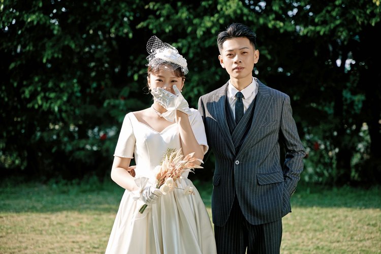 徐先生&刘女士,户外婚纱照客片