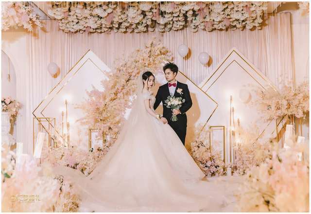香槟色唯美浪漫婚礼·汇梦婚礼