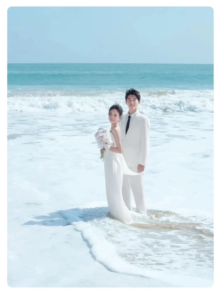 把握一生中最美好的瞬间 浪漫海景婚纱照