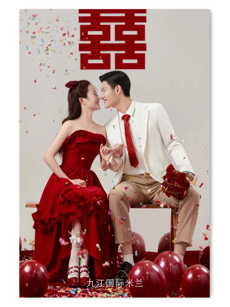 甜蜜超标的喜嫁风婚纱照 不挑人甜掉牙啦
